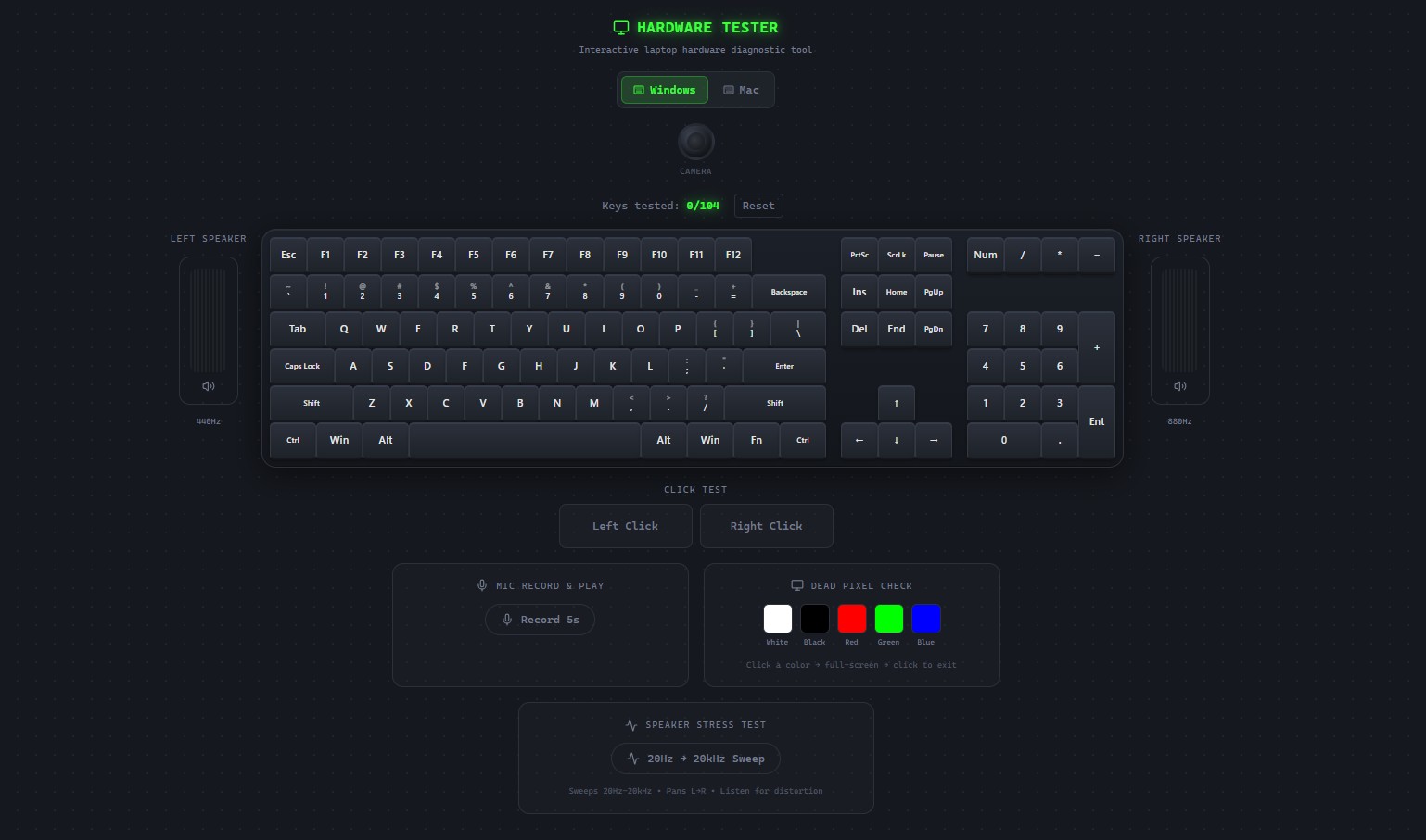 Online Device Tester